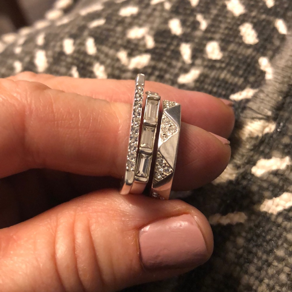Silpada Modern Edge Stack Rings